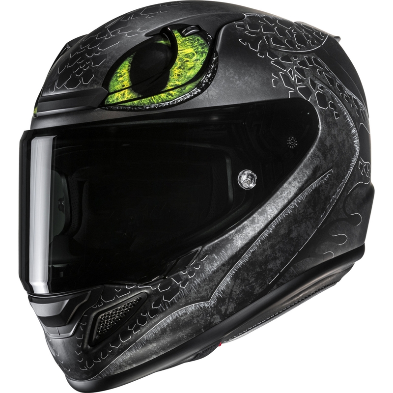 Fullface motorcykelhjelm HJC RPHA 12 Tandløs II Universal MC4SF sort