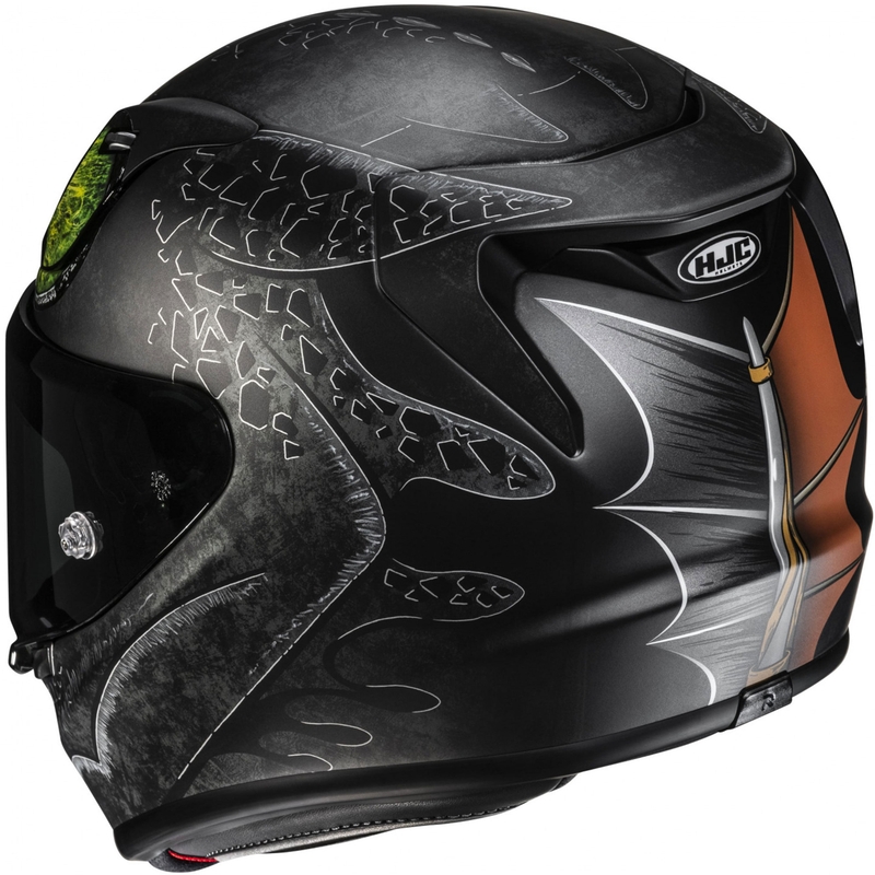 Fullface motorcykelhjelm HJC RPHA 12 Tandløs II Universal MC4SF sort