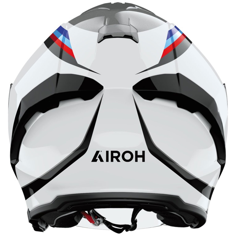 Åben motorcykelhjelm Airoh H21 Arrow blank grå-hvid
