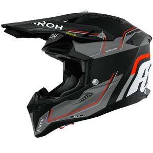 Motocross hjelm Airoh Aviator 3 Leader mat orange