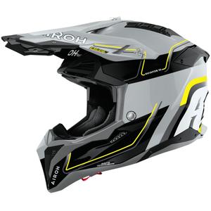 Airoh Aviator 3 Leader motocrosshjelm, blank gul
