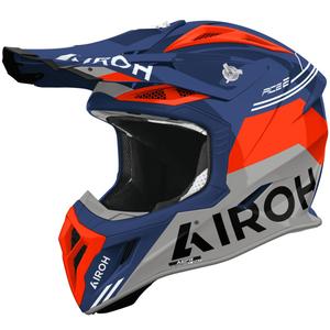 Airoh Aviator ACE 2 Fury motocrosshjelm, blank cyan-rød
