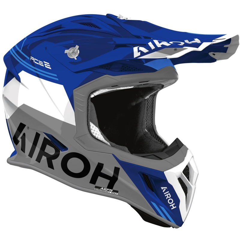 Airoh Aviator ACE 2 Fury motocrosshjelm, blank blå