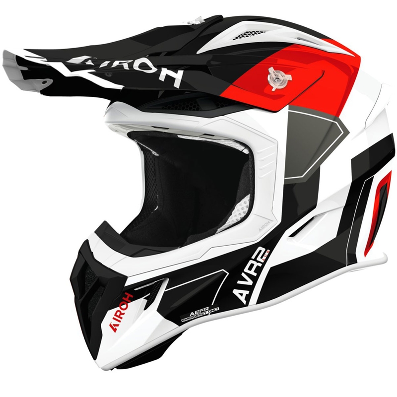 Airoh Aviator ACE 2 Shield motocrosshjelm, blank rød
