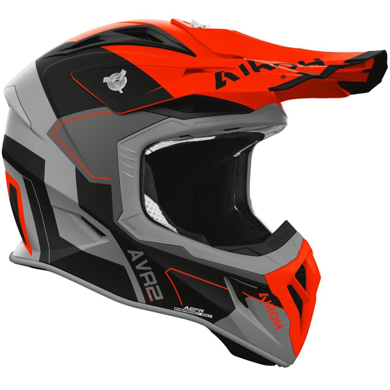 Motocross hjelm Airoh Aviator ACE 2 Shield mat orange