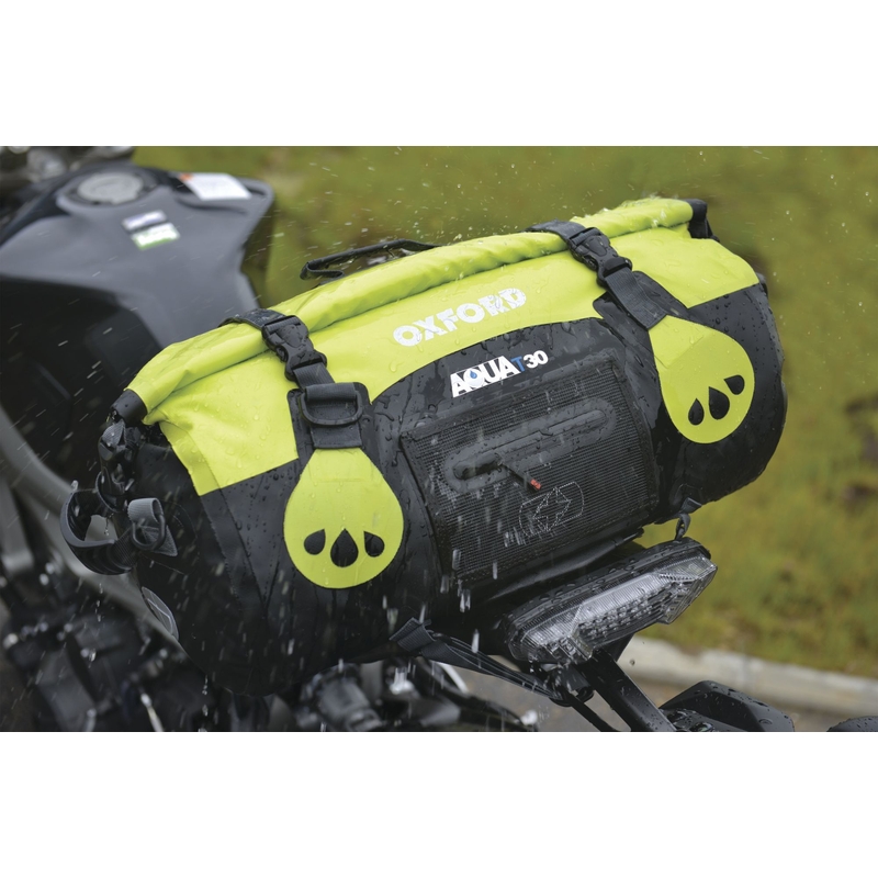 Vodotěsný vak Oxford Aqua30 Roll Bag černo-fluo žlutý