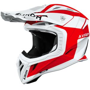 Motocross hjelm Airoh Aviator ACE 2 Iron blank rød