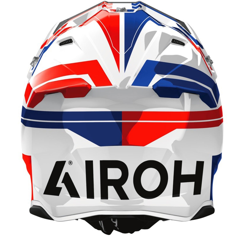 Motocross hjelm Airoh Twist 3 Dynasty blank blå-rød