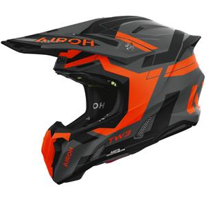 Motocross hjelm Airoh Twist 3 Dynasty mat fluo orange