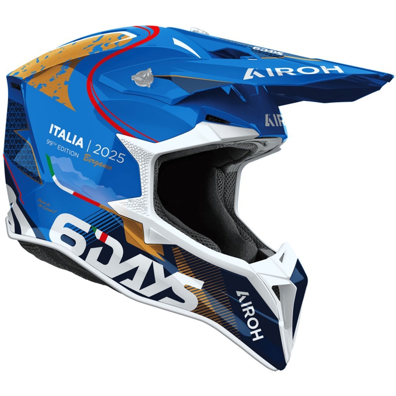 Airoh Wraaap 6DAYS ® ITALY motocrosshjelm blank