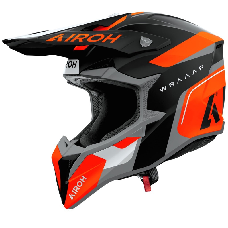 Airoh Wraaap Conquer motocrosshjelm mat orange