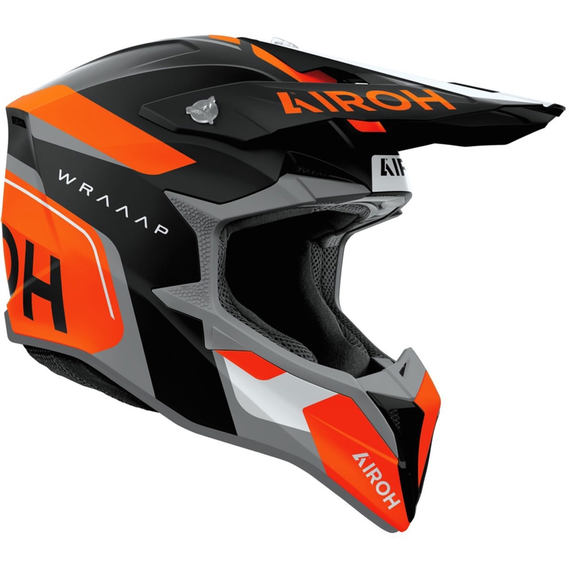 Airoh Wraaap Conquer motocrosshjelm mat orange