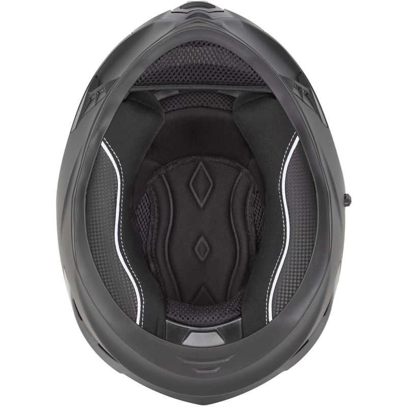 Cassida Orbit Track fullface motorcykelhjelm hvid-fluo gul-turkis-sort