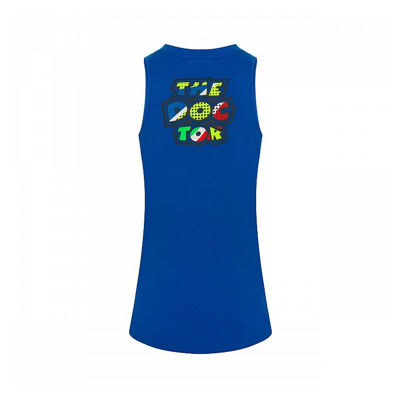 Tank top til kvinder VR46 Valentino Rossi POP ART blå