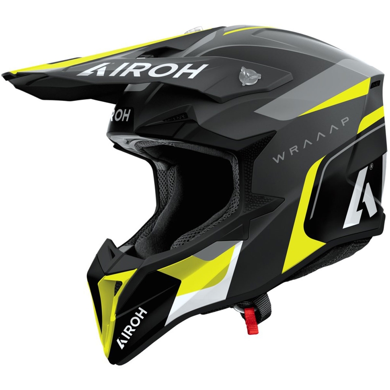 Airoh Wraaap Conquer motocrosshjelm mat gul