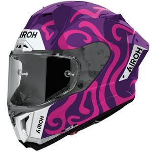 Airoh GP800 Swain fullface motorcykelhjelm, blank lilla