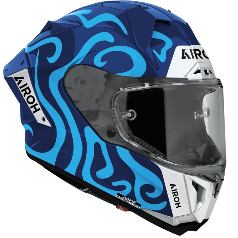 Airoh GP800 Swain full face motorcykelhjelm, blank blå