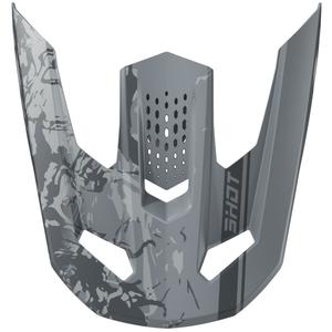 Visir til Shot Speed Battle-hjelme, matgrå