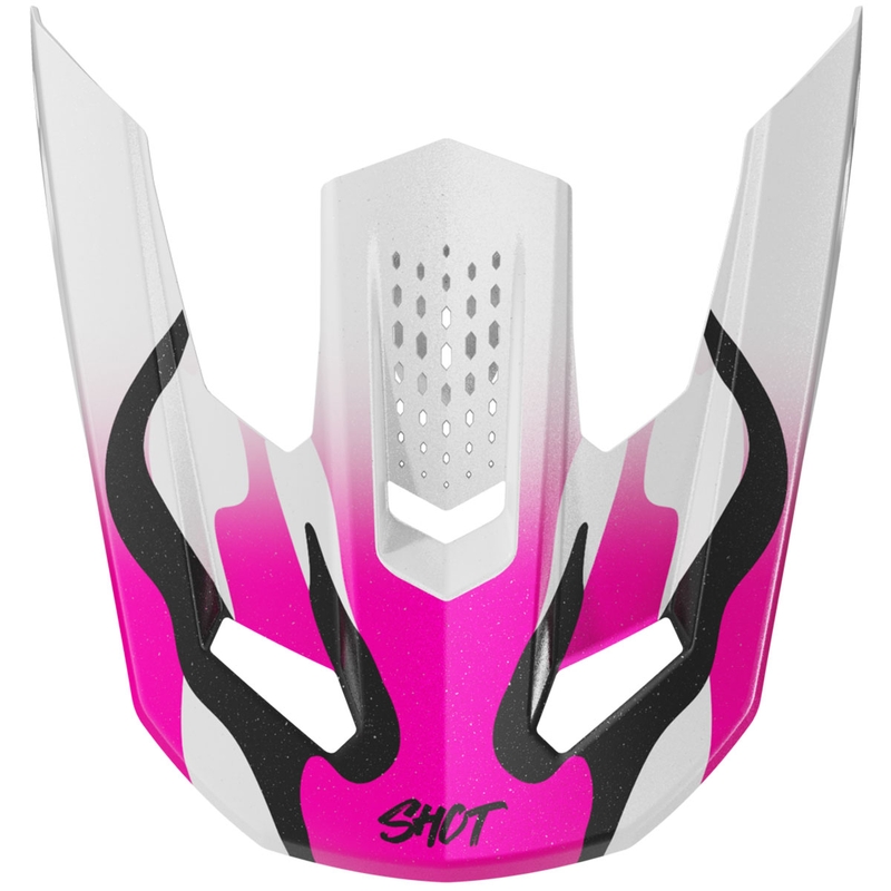 Visir til Shot Speed Beast hjelme, perlemor pink