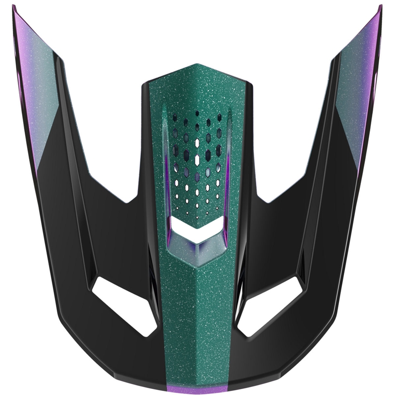 Visir til Shot Speed Fury hjelme, skinnende cameleon