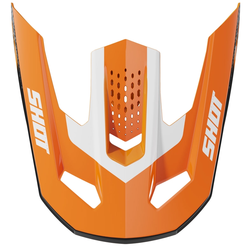 Visir til Shot Speed Hybrid hjelme, blank orange
