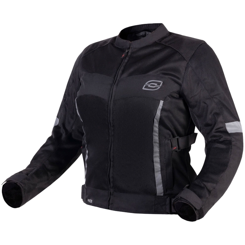 Dame motorcykeljakke Ozone Dart sort