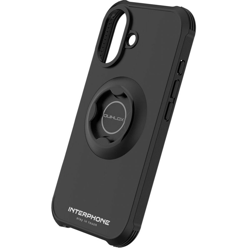 Interphone QUIKLOX Tetraforce - Apple iPhone 17 telefoncover sort