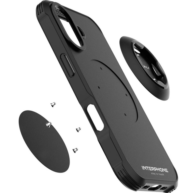 Interphone QUIKLOX Tetraforce - Apple iPhone 17 telefoncover sort