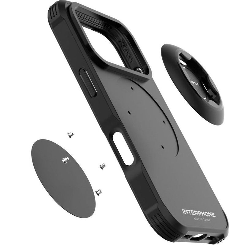 Interphone QUIKLOX Tetraforce - Apple iPhone 17 Pro telefoncover sort