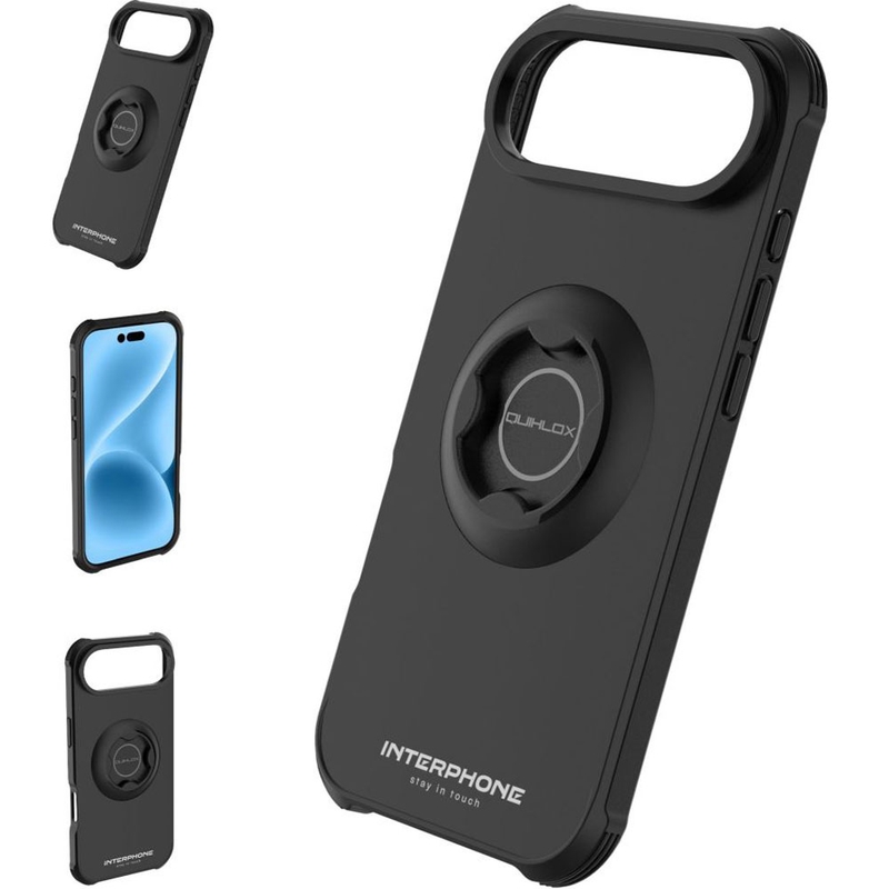 Etui til Interphone QUIKLOX Tetraforce - Apple iPhone 17 Air sort