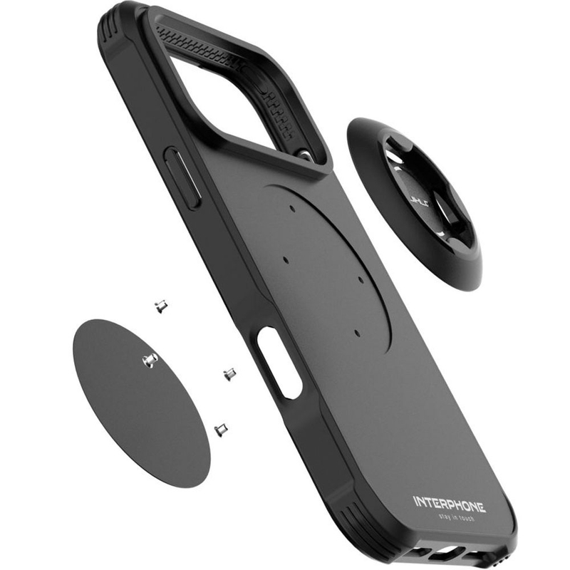 Interphone QUIKLOX Tetraforce - Apple iPhone 17 Pro Max telefoncover sort