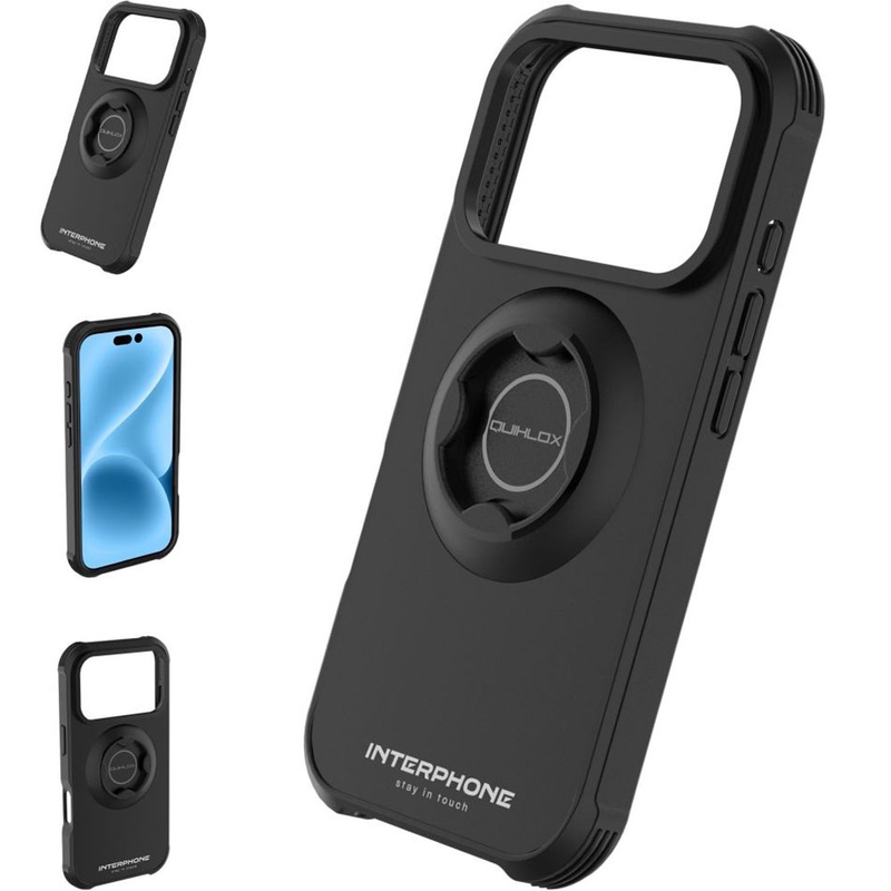 Interphone QUIKLOX Tetraforce - Apple iPhone 17 Pro Max telefoncover sort