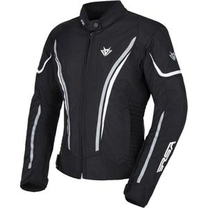 RSA Wasp sort-grå-hvid motorcykeljakke til kvinder