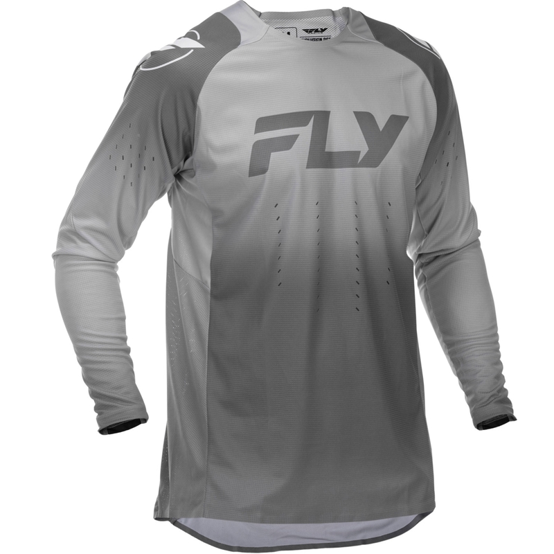 FLY Racing Evolution motocross trøje hvid-grå