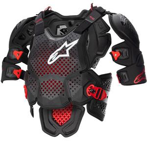 Alpinestars A-10 2 kropsbeskytter sort-antracit-rød