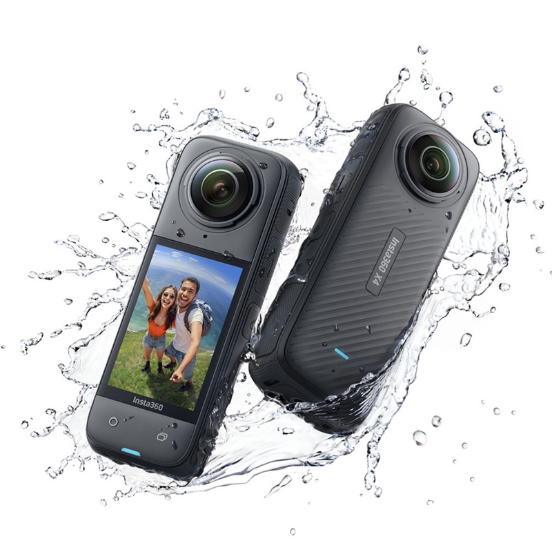 Insta360 X4 Motorcykelpakke Actionkamera Sort