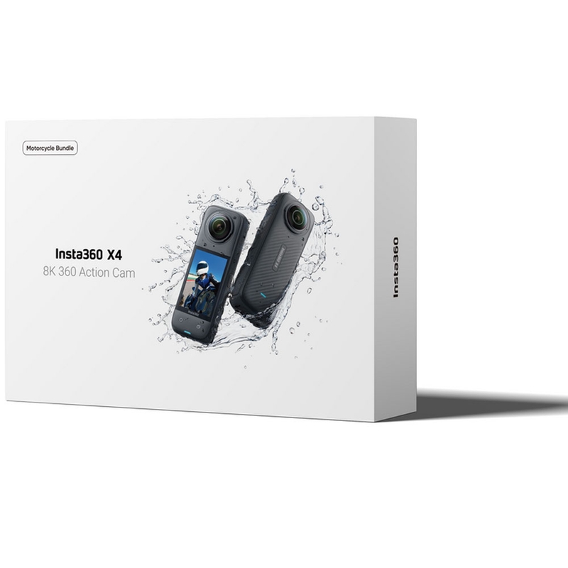 Insta360 X4 Motorcykelpakke Actionkamera Sort