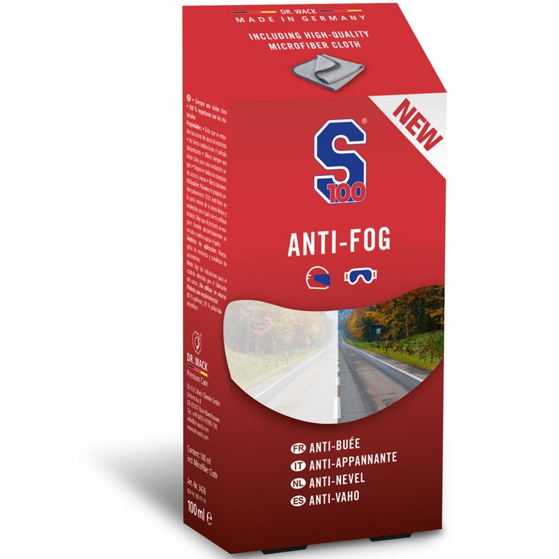 S100 Anti-dug antidugmiddel inklusive mikrofiberklud 100 ml