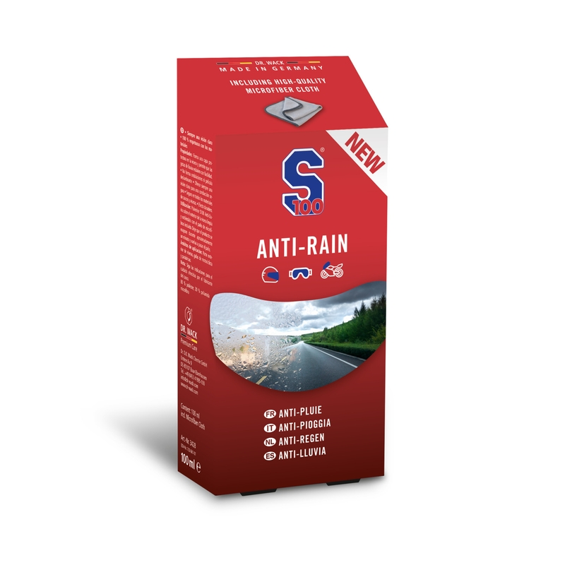 Anti-regn S100 inklusive mikrofiberklud 100 ml