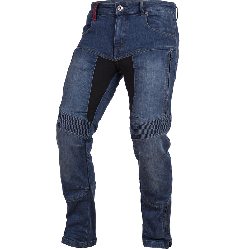 Ayrton 505 motorcykeljeans, vasket blå