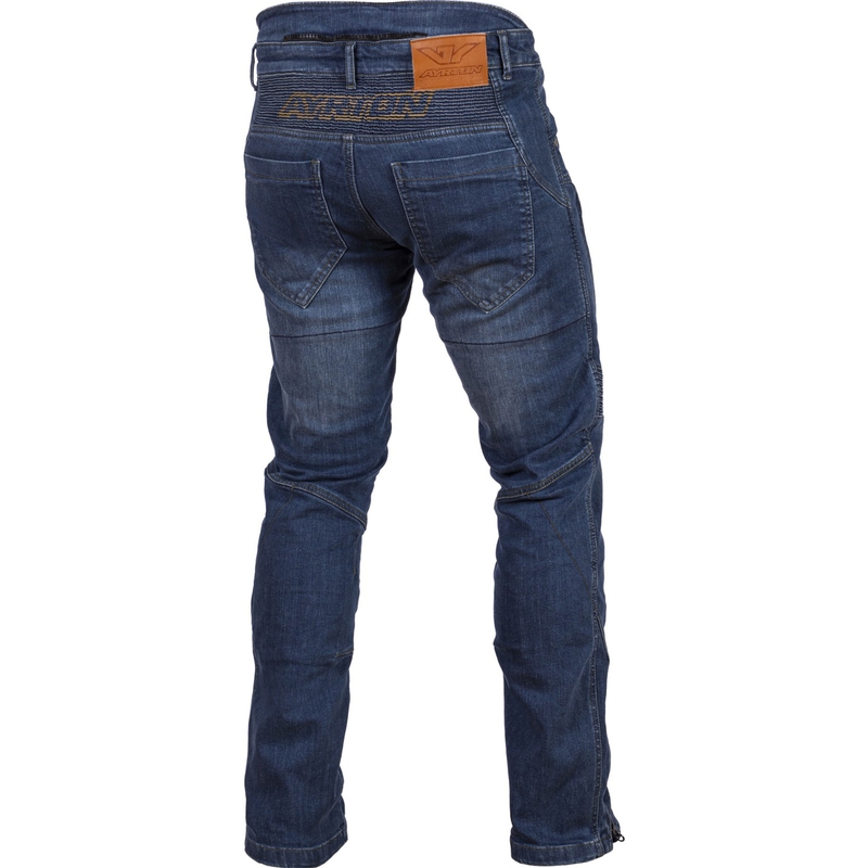 Ayrton 505 motorcykeljeans, vasket blå