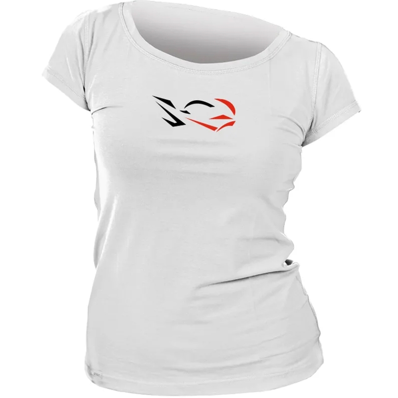 Funktionel T-shirt til kvinder nanosilver® RIDE hvid