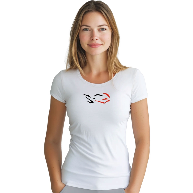 Funktionel T-shirt til kvinder nanosilver® RIDE hvid
