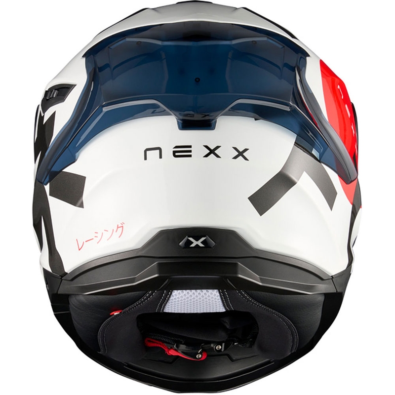 Fullface motorcykelhjelm Nexx Y.100R Nippon hvid