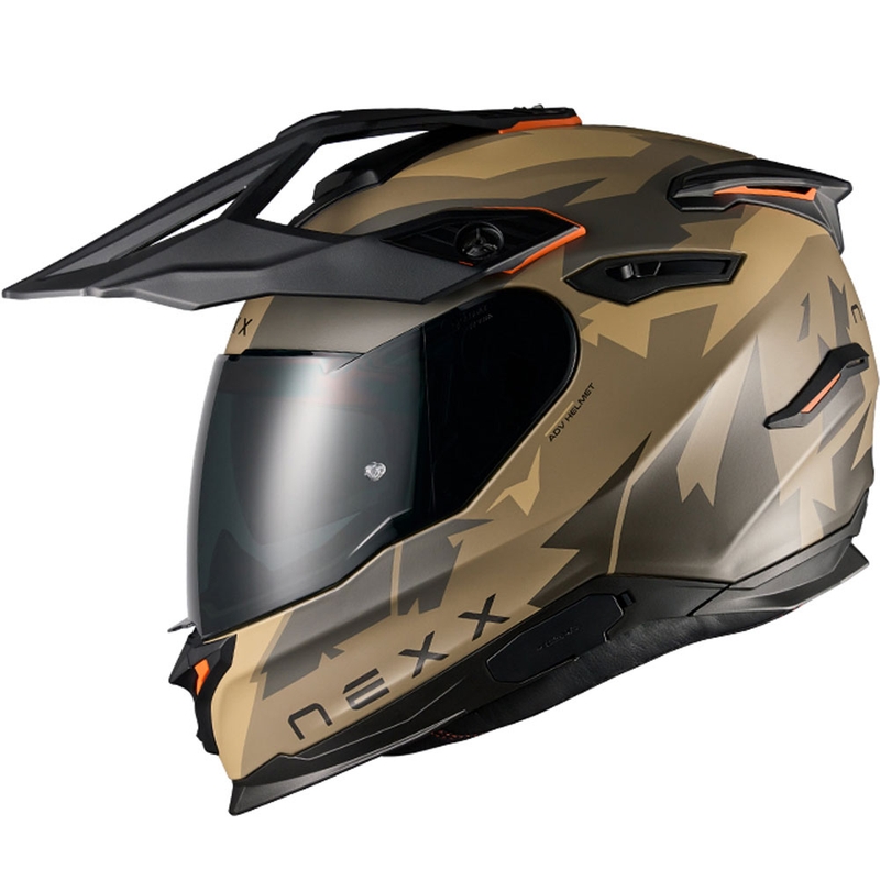 Enduro motorcykelhjelm NEXX Y.TRAVL Primal mat sandgrå