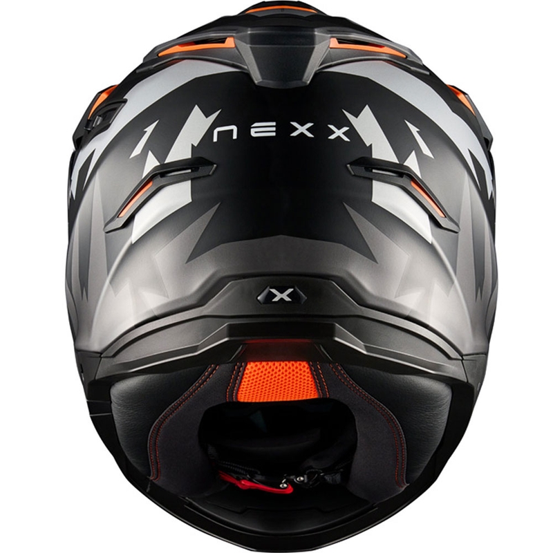 Enduro motorcykelhjelm NEXX Y.TRAVL Primal mat sort-grå