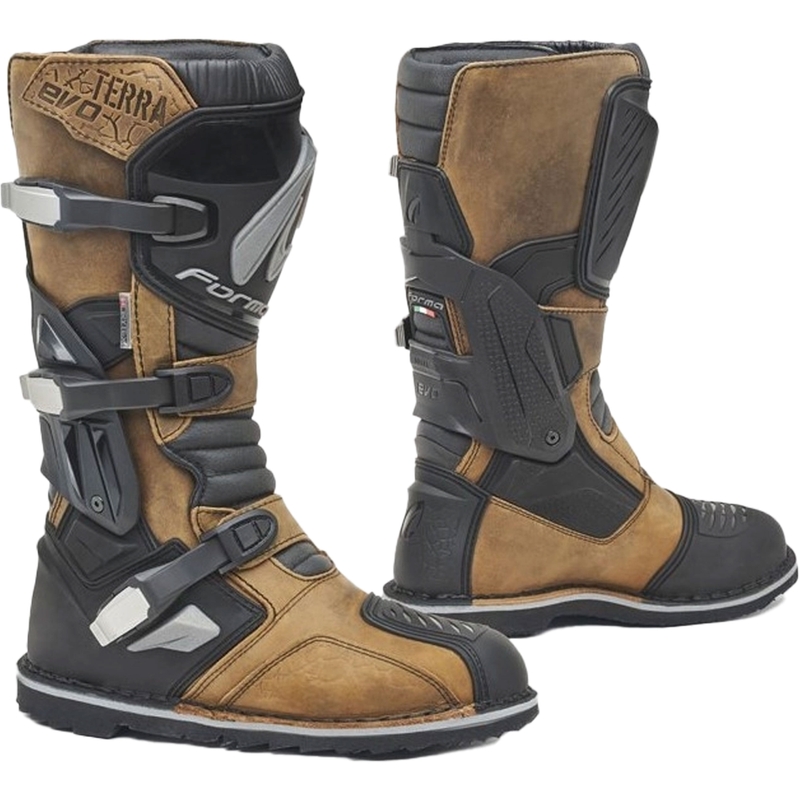 Motorcykelstøvler Forma Terra Evo WP brun