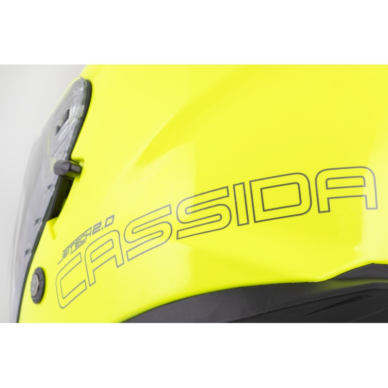 Cassida Jet Tech 2.0 RoTo åben motorcykelhjelm fluo gul-sort-grå