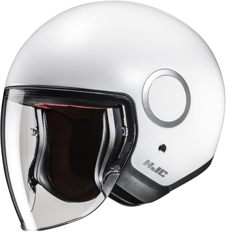 Åben motorcykelhjelm HJC RPHA 40 Solid perlehvid