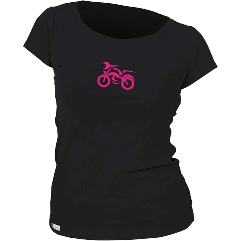 T-shirt til kvinder nanosilver® MOTOLADY sort